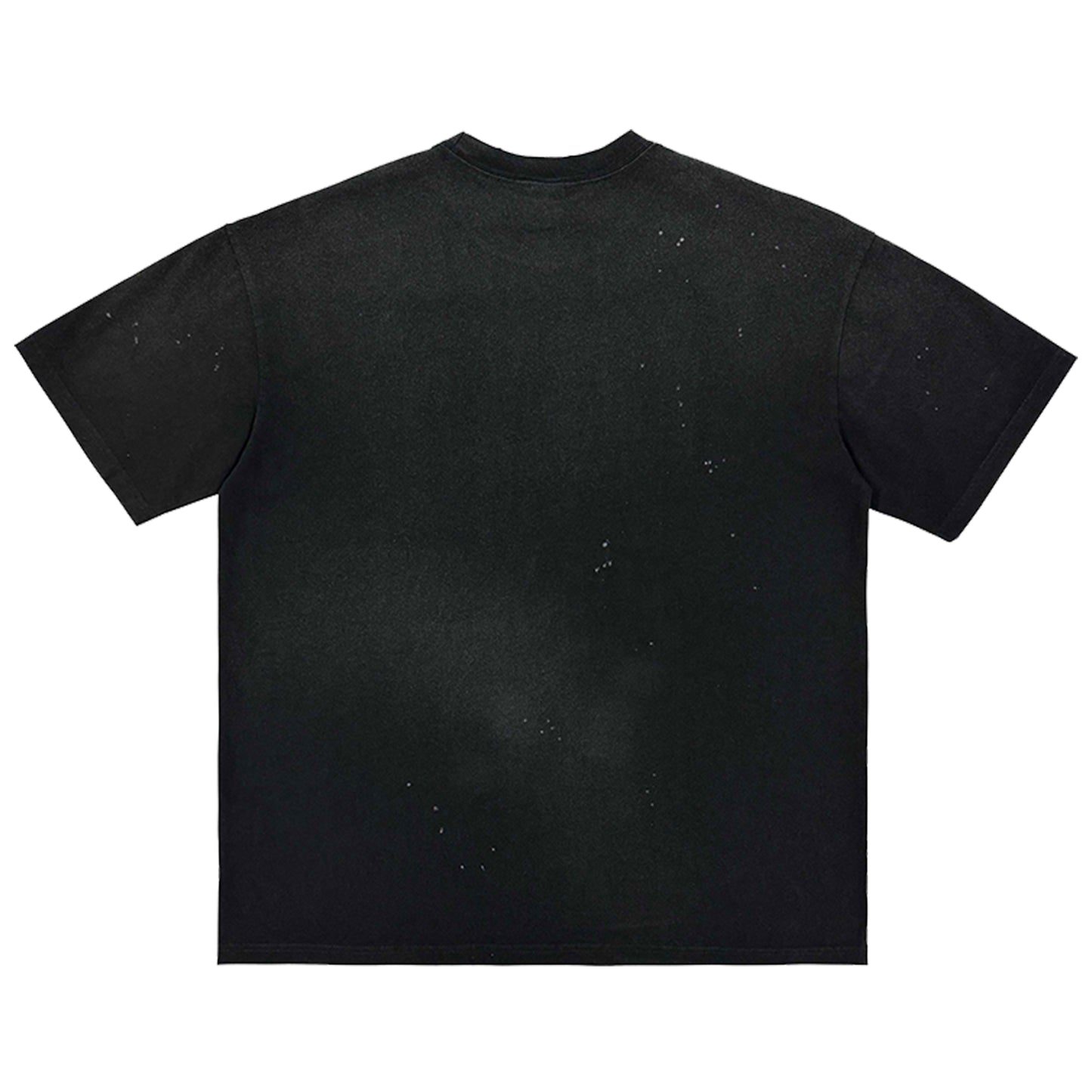 #201 T-Shirt 250GSM "VINTAGE GREY" Stückgefärbt / doppelter Distressed-Kragen