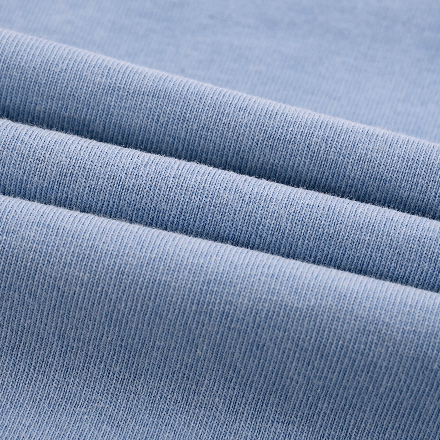 #201 T-Shirt 250GSM "VINTAGE GREY" Stückgefärbt / doppelter Distressed-Kragen