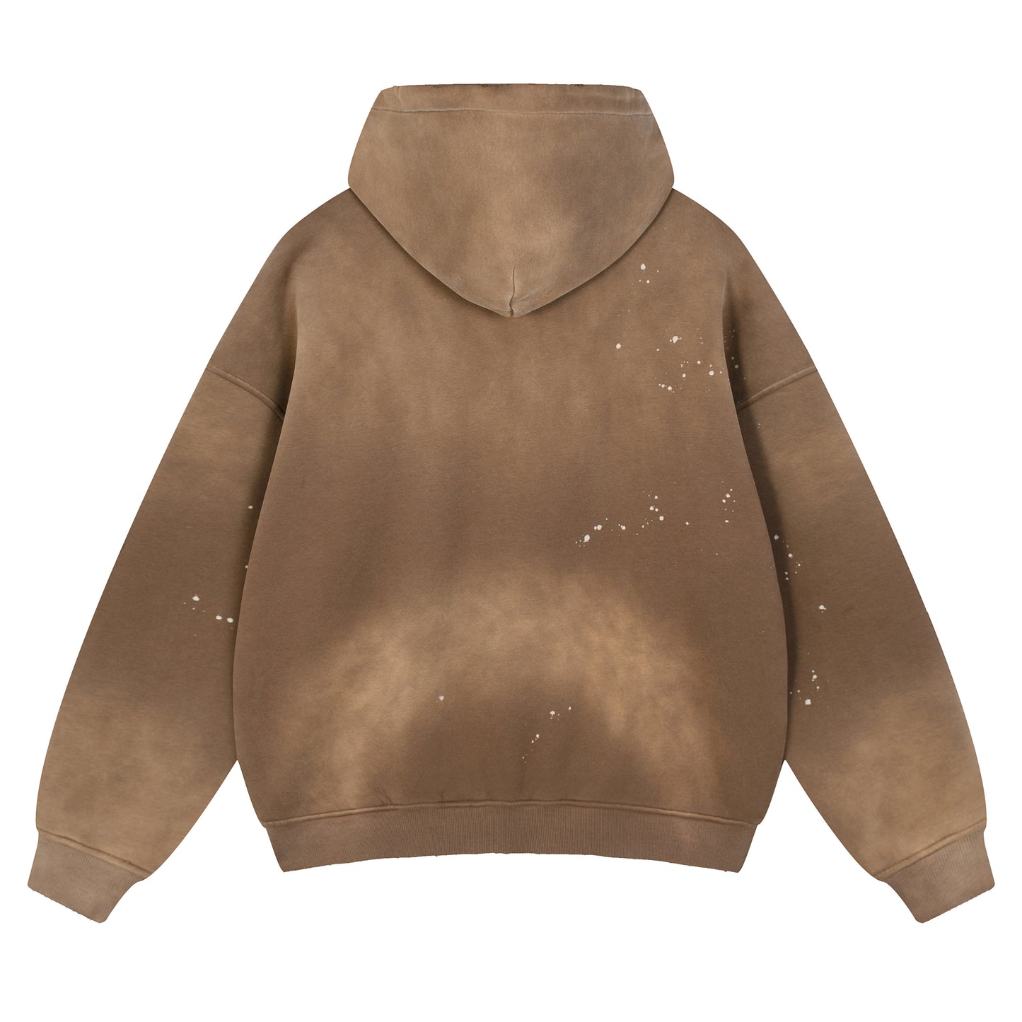 #101 HOODIE 320 GSM DESTRESSED UND SONNENVERBLASSEN