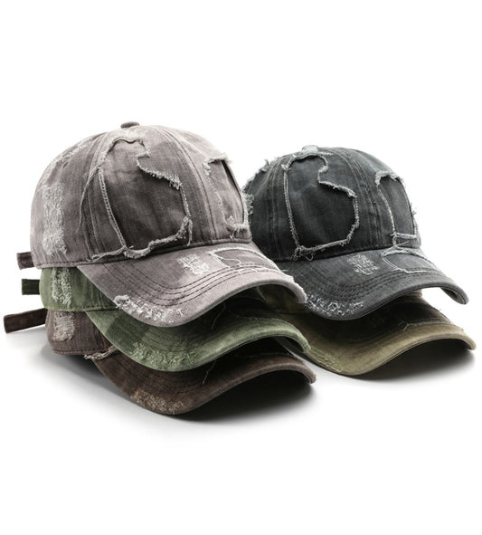 Distressed Vintage Blank Baseball Cap 701#