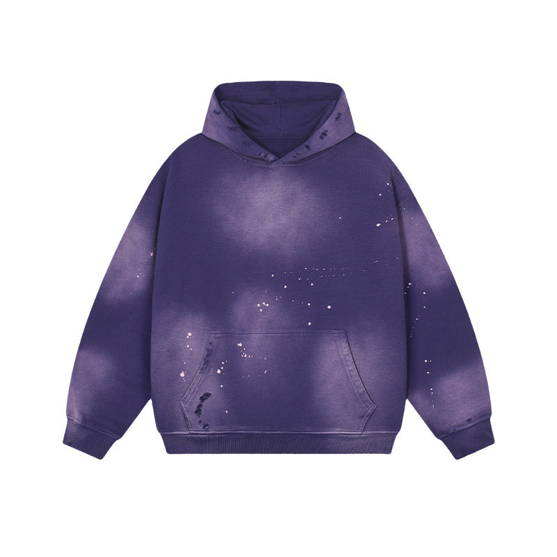 #102 HOODIE 400 GSM "VINTAGE PURPLE"