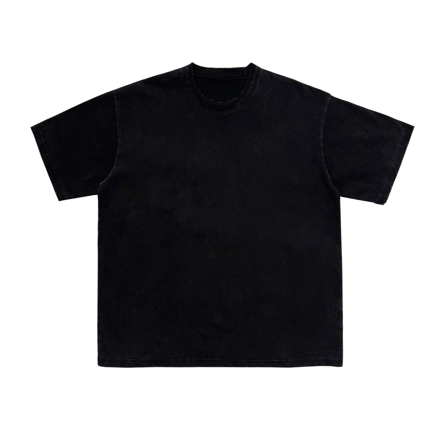 #201 Tee 250GSM "VINTAGE GREY" garment dyed / double distressed collar