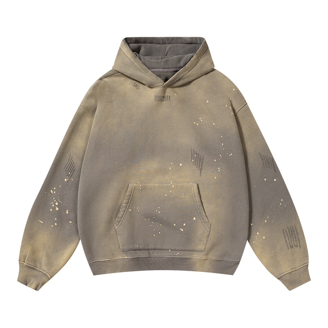#101 HOODIE 320 GSM DESTRESSED AND SUN FADED