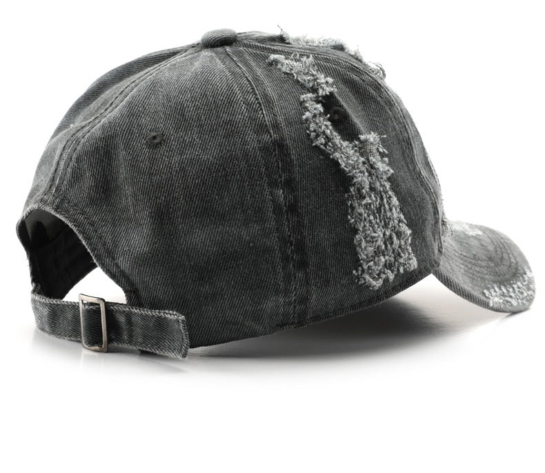 Distressed Vintage Blank Baseball Cap 701#