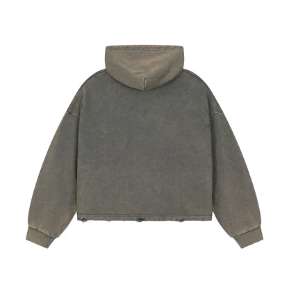 HOODIE 340 GSM DESTRESSED BOXY 102# [DROP#2 SAMPLE]