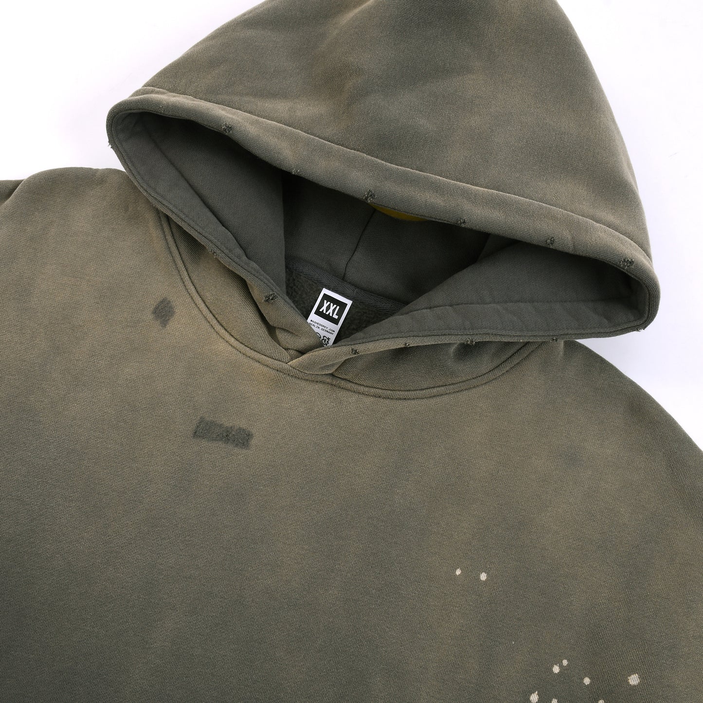 HOODIE 360 GSM DESTRESSED AND SUN FADED 101# [DROP#2 SAMPLE]