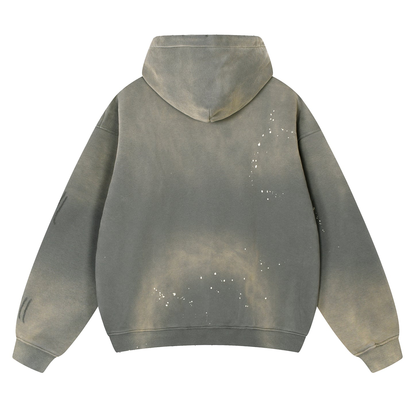 HOODIE 360 GSM DESTRESSED AND SUN FADED 101# [DROP#2 SAMPLE]