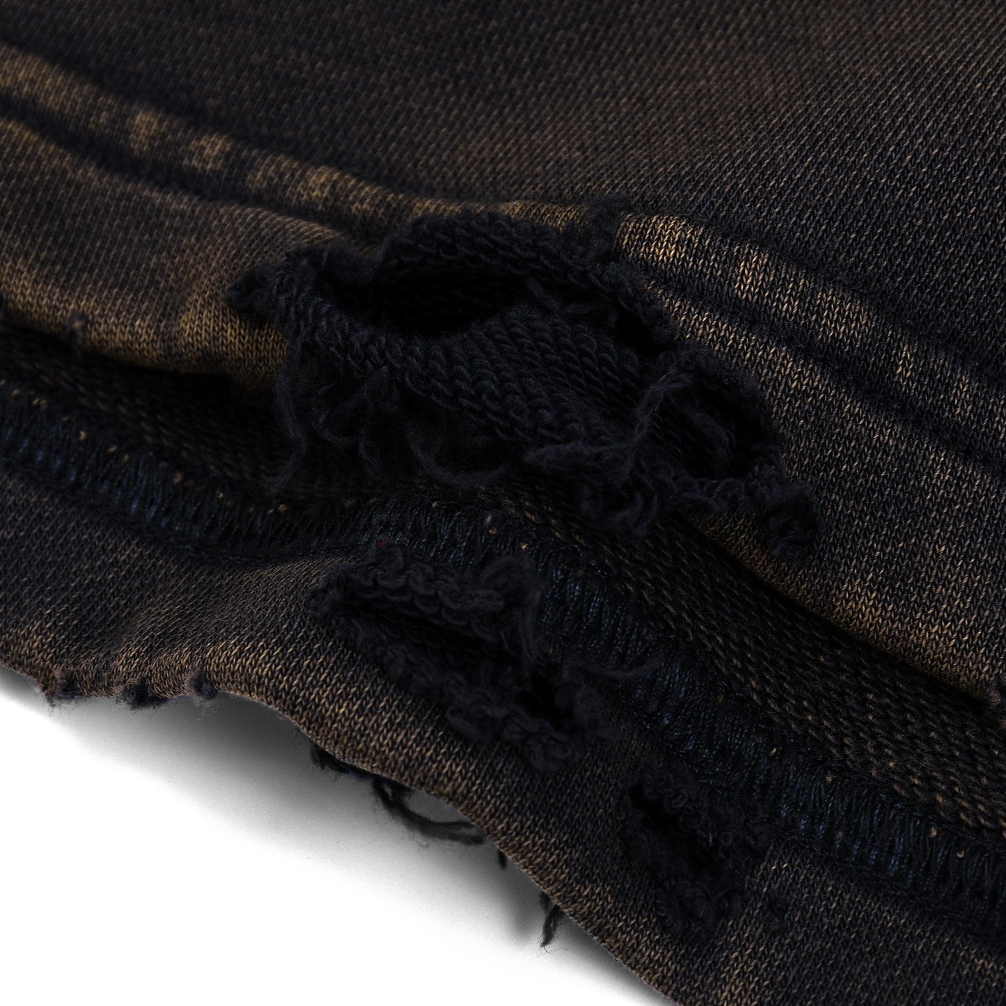 WGS102# BOXY FIT HOODIE 340 GSM DESTRESSED / ACID WASH VINTAGE BLACK [PRE-ORDER]