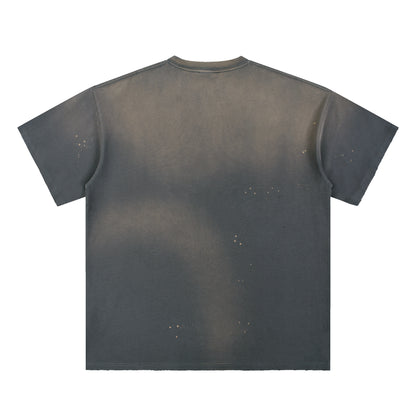 T-SHIRT 250GSM DESTRESSED AND SUN FADED 202# [DROP#2 SAMPLE]