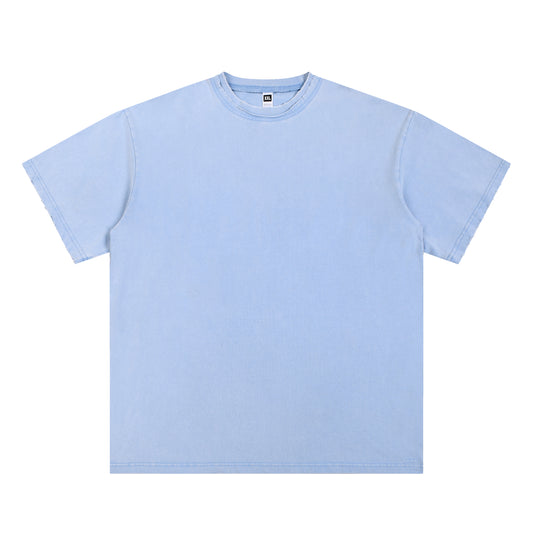T-SHIRT 250GSM GARMENT DYED / DOUBLE DISTRESSED COLLAR 201# [DROP#2 SAMPLE]