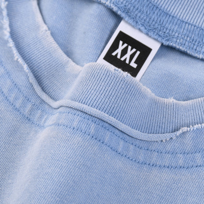 T-SHIRT 250GSM GARMENT DYED / DOUBLE DISTRESSED COLLAR 201# [DROP#2 SAMPLE]