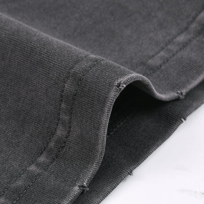 T-SHIRT 250GSM GARMENT DYED / DOUBLE DISTRESSED COLLAR 201# [DROP#2 SAMPLE]