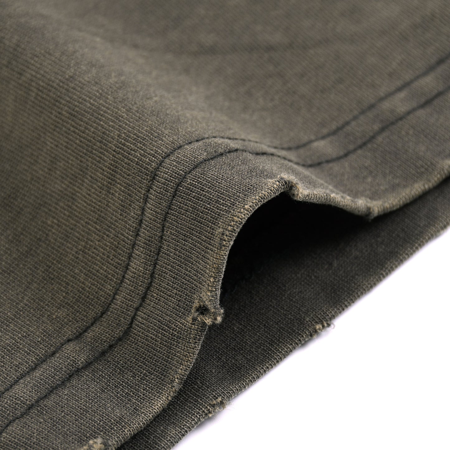 T-SHIRT 250GSM GARMENT DYED / DOUBLE DISTRESSED COLLAR 201# [DROP#2 SAMPLE]