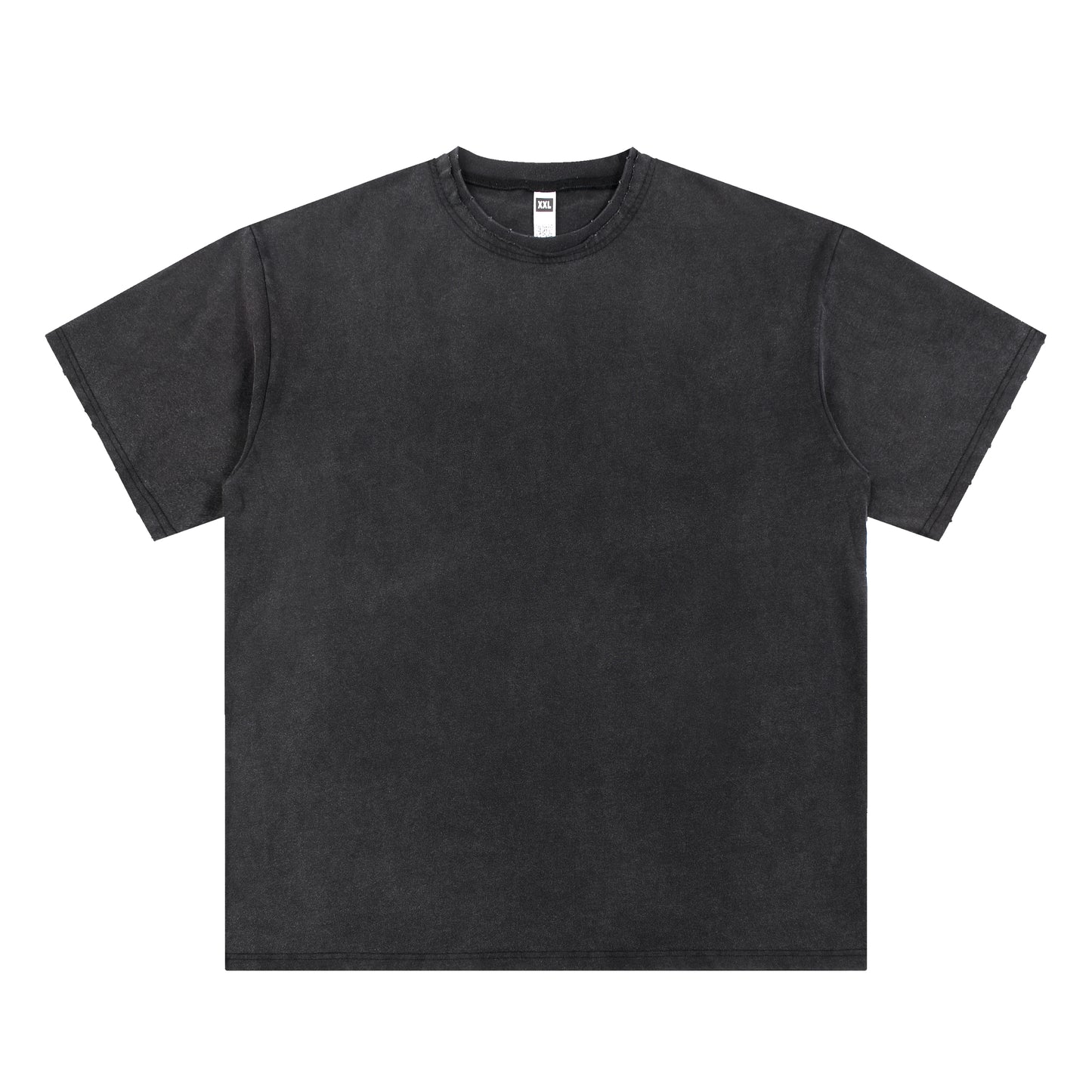 T-SHIRT 250GSM GARMENT DYED / DOUBLE DISTRESSED COLLAR 201# [DROP#2 SAMPLE]