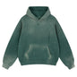 WGS101# HOODIE 360 GSM DESTRESSED AND SUN FADED VINTAGE GREEN [PRE-ORDER]