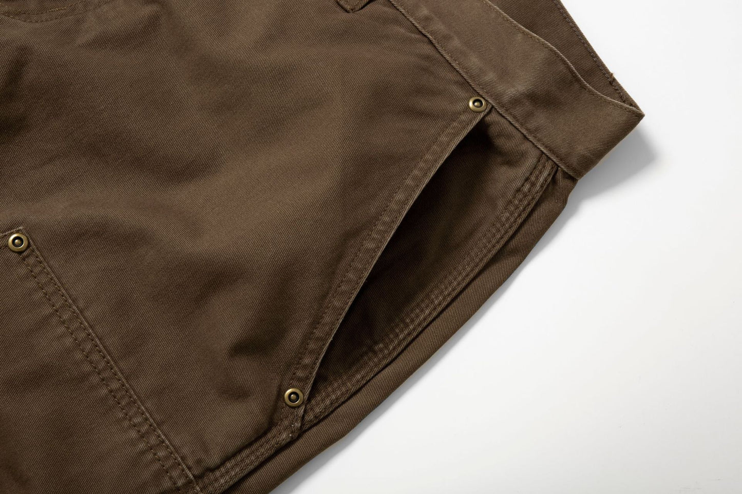 Stone Washed Double Knee Pants 801#