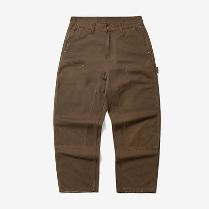 Stone Washed Double Knee Pants 801#