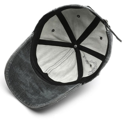 Distressed Vintage Blank Baseball Cap 701#