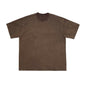 #201 Tee 250GSM "VINTAGE GREY" garment dyed / double distressed collar