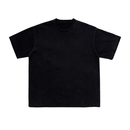 #201 Tee 250GSM "VINTAGE GREY" garment dyed / double distressed collar