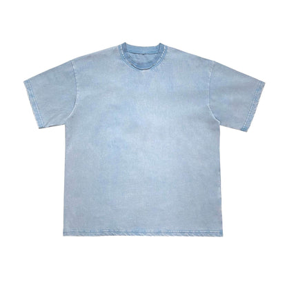 #201 Tee 250GSM "VINTAGE GREY" garment dyed / double distressed collar