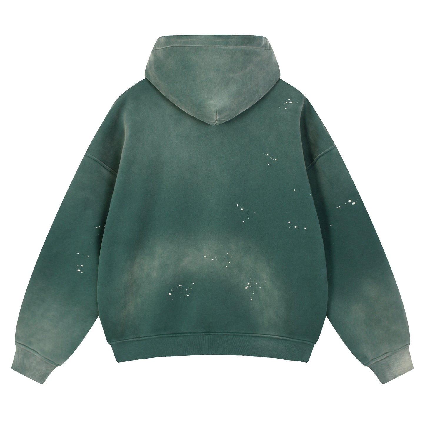 WGS101# HOODIE 360 GSM DESTRESSED AND SUN FADED VINTAGE GREEN [PRE-ORDER]